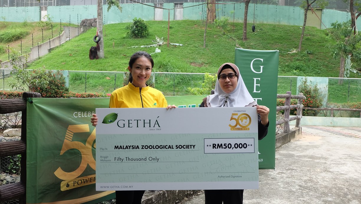 GETHA CELEBRATES ครบรอบ 50 ปีกับออเรนจ์แห่ง ZOO NEGARA