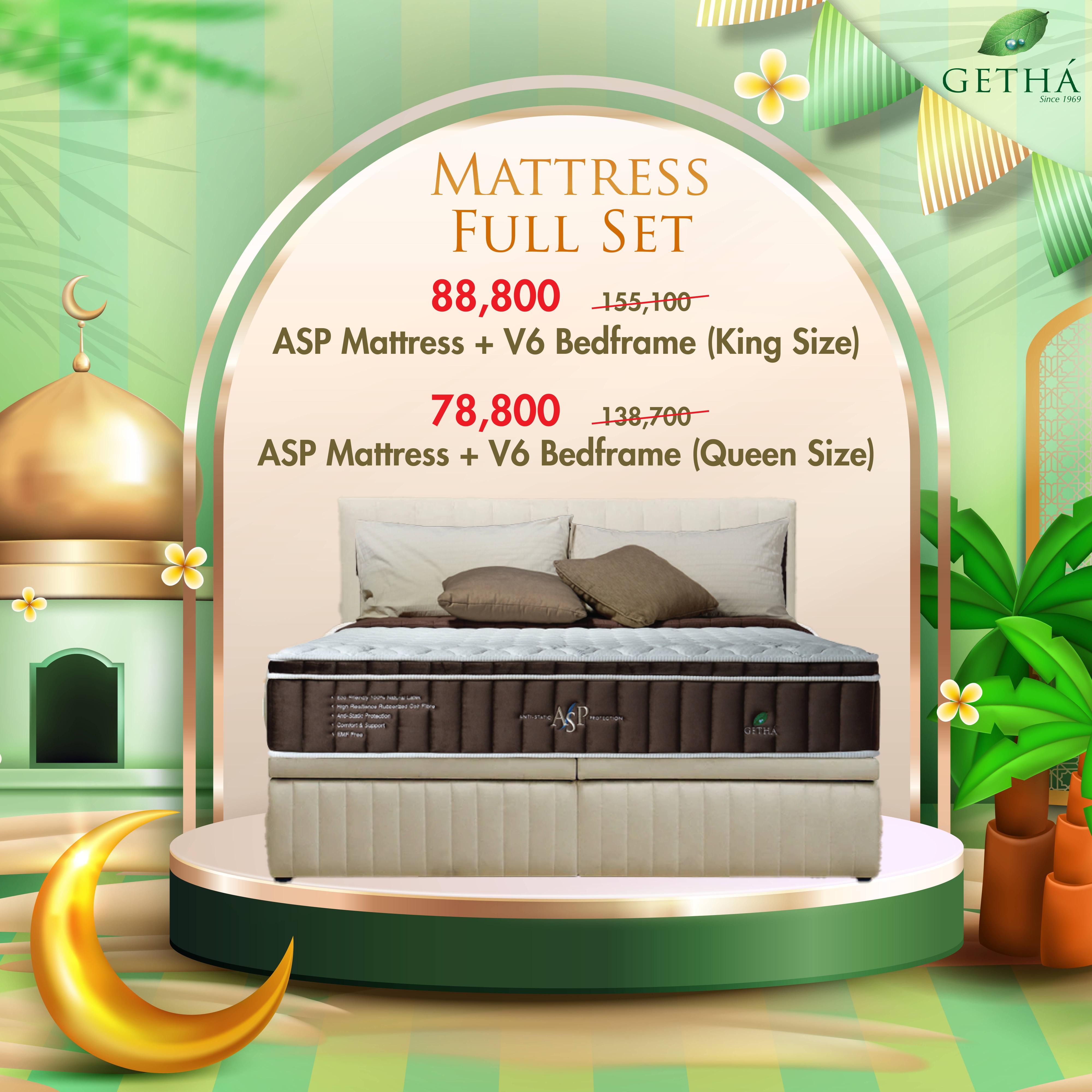Mattress Full Set - ชุดที่นอนพร้อมเตียง