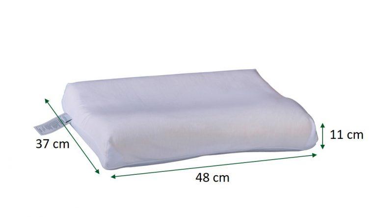 3D Junior Latex Pillow Dimension